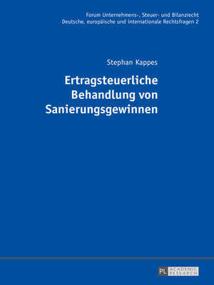 cover image of Ertragsteuerliche Behandlung von Sanierungsgewinnen